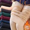 Women'S Plush Lined Winter Pantyhose Thick Sheer Velvet Tights Warm Thermal Leggings With Fleece Inner Layer