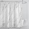 Marble Waterproof Shower Curtain Waterproof Shower Curtain for Bathroom Decor Printed Washable Shower Curtain with Hooks