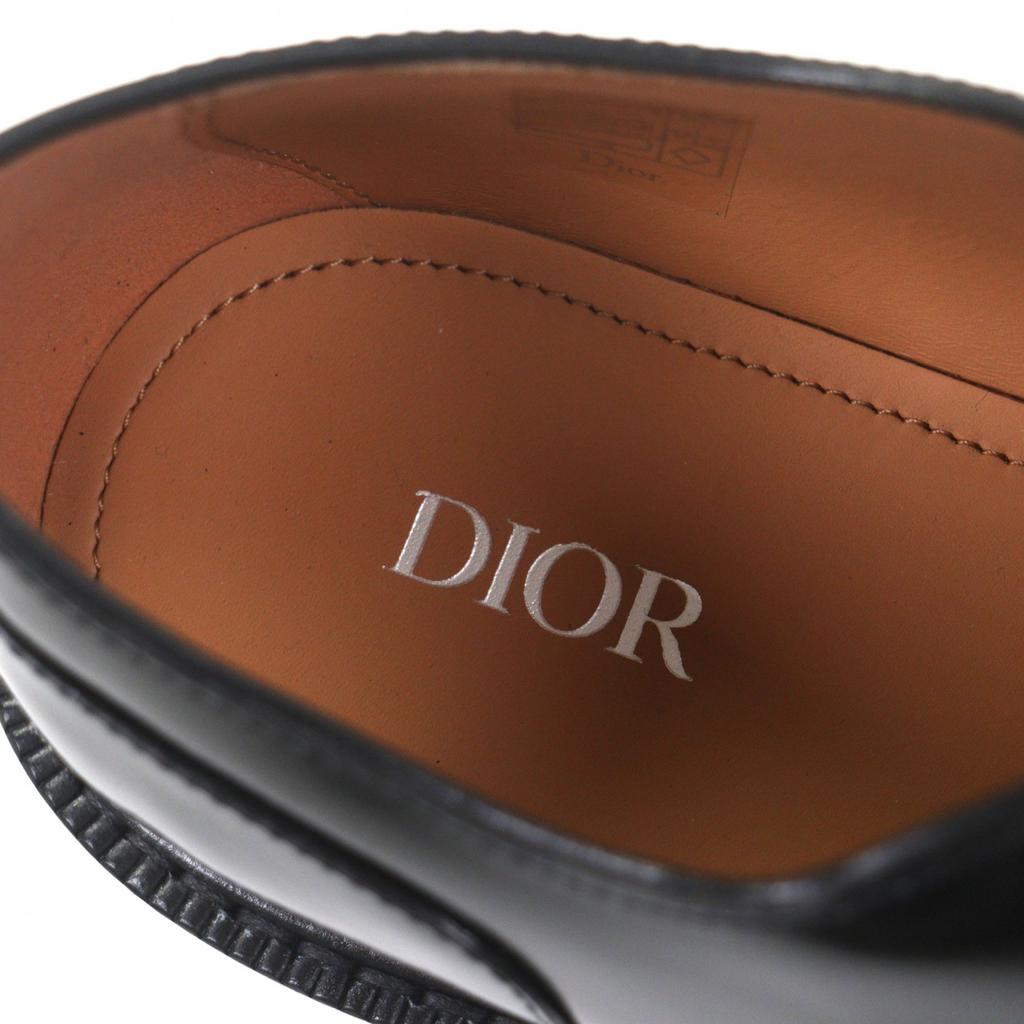 Pristine DIOR Dress shoes black leather mens 39 Used