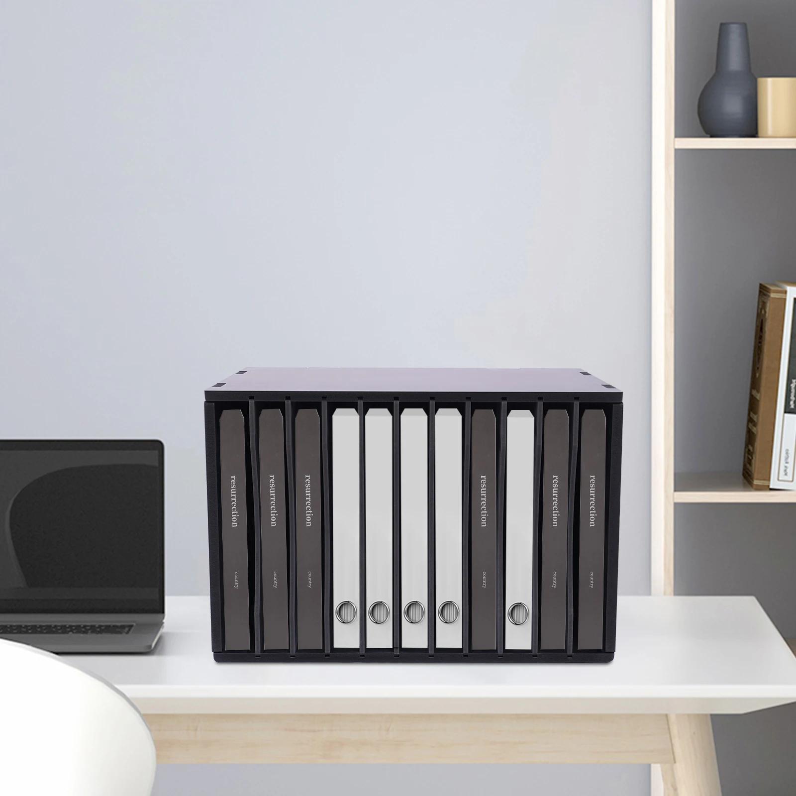 

11-Slot Vertical Desktop File Organizer - Multi-Purpose Paper Sorter W/ 60kg/132.28lbs Load Capacity for Mail, Documents & Files белый