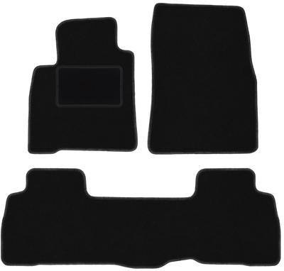 Black Velour Floor Mats For: Toyota Land Cruiser J200 FL Off-road (2015-)