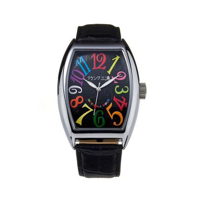 Frank Miura Reissue, Model 6, Quartz Wristwatch (Rainbow Black), from One of Japan's Top Four Brands
