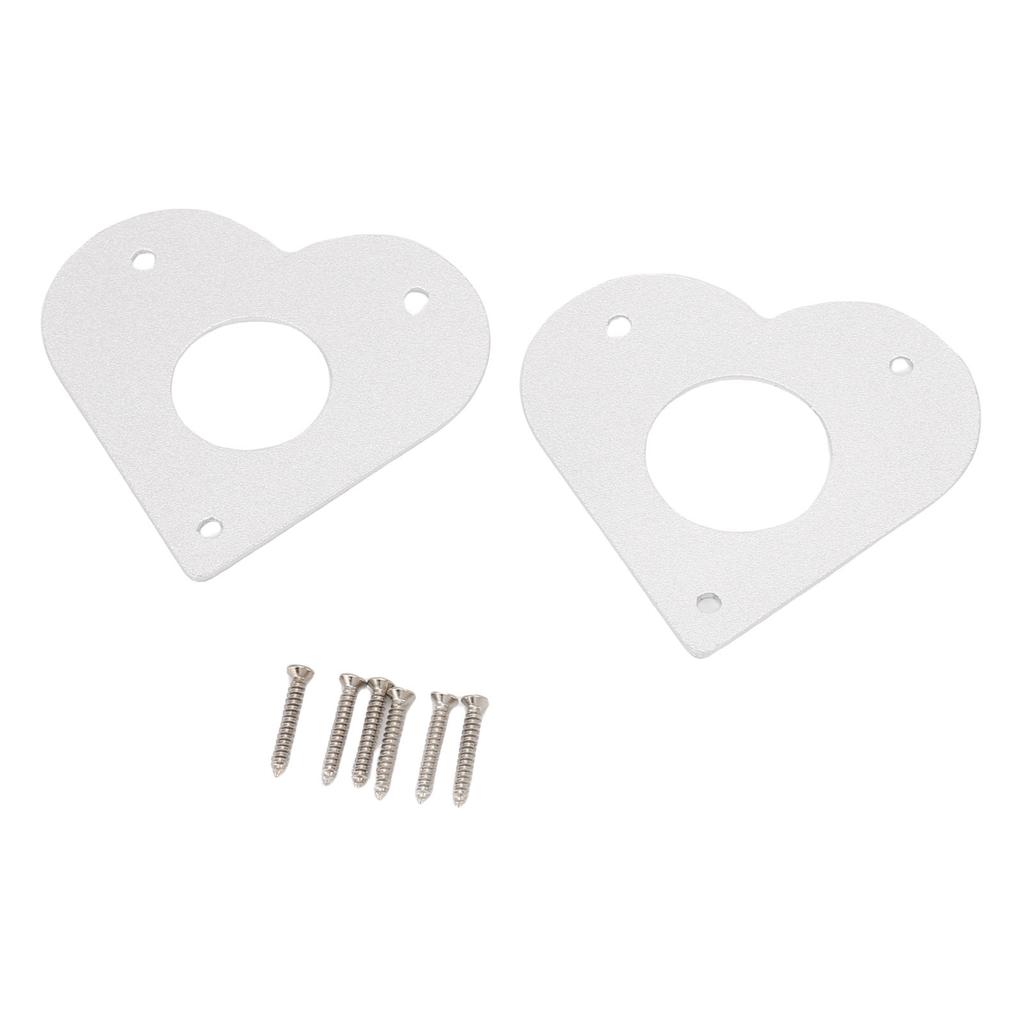 Bird House Guard Metal Portal Aluminum 28mm 32mm Diameter Hole Heart Shape Metal Bird House Guard