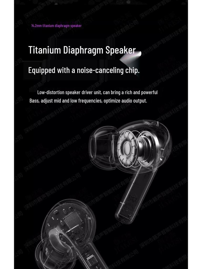 Huaqiangbei 2025 Noise-Cancelling Wireless Bluetooth Headphones for Apple & Android, Long Battery Life