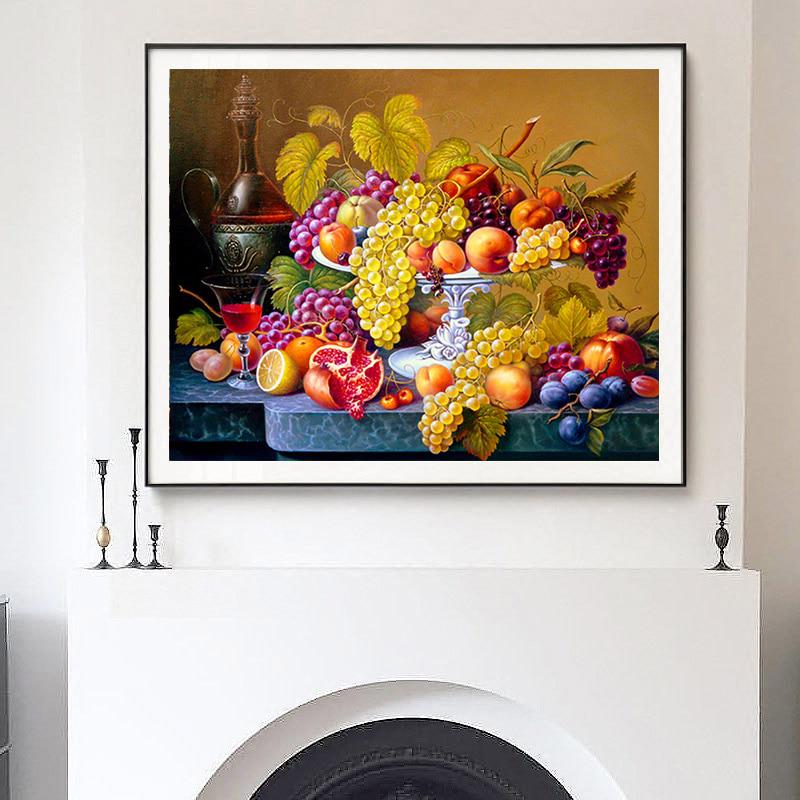 5D Diy Daimond Painting Full Pictures Kitchen Diamant Mosaic Embroidery with Rhinestones