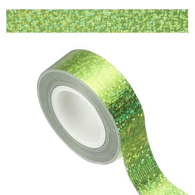 1 Roll of Iridescent Rainbow Laser Cloth-Based Masking Tape Suitable for Art Scrapbook Journal Decoration Tape