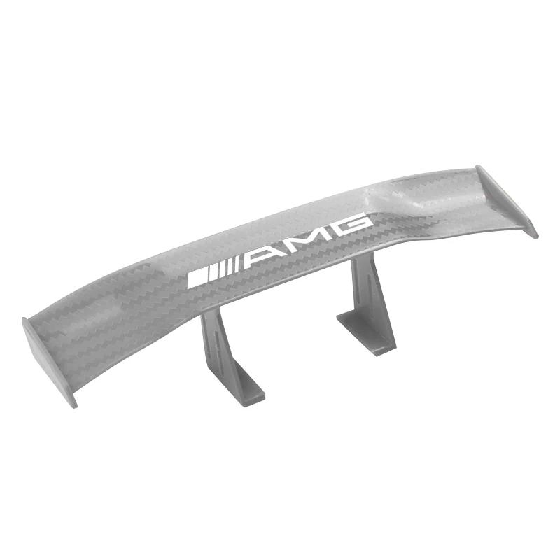 Car mini spoiler Tail Wing Carbon Fiber Look Tail Wings Model For Mercedes Benz AMG W124 W202 W203 W204 W210 W211 Accessories