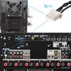 Eightwood AM Loop Antenna 3 Pin Mini Connector Compatible with Sony HiFi Series Sharp AV Receiver Radio Stereo System