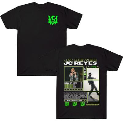 Rapper Jc Reyes Album Tour 2025 Grafik T-Shirts für Männer Frauen Harajuku Hip Hop Mode Baumwoll-Tees Lässig Übergroße Streetwear