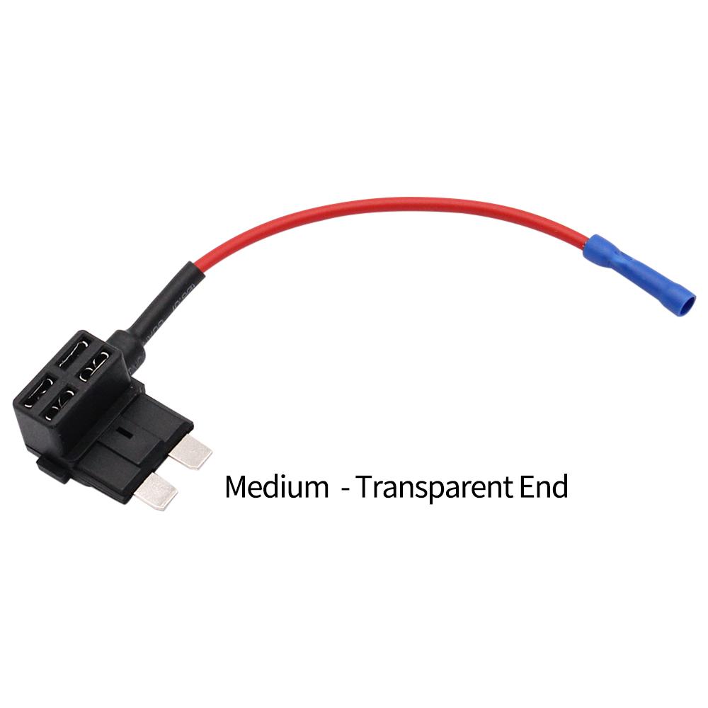 32V MINI SMALL MEDIUM Size Car Fuse Holder Add-a-circuit TAP Adapter Micro Mini Standard ATM Blade Fuse for Cars Vans 1pcs
