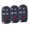 Silikon Autoschlüsselhülle Für Jeep Renegade Compass Grand Cherokee Für Chrysler 300C Wrangler Dodge Autozubehör