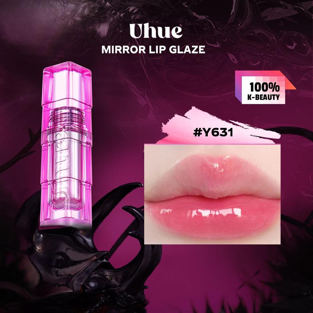 Uhue Mirror Lip Glaze  3ml/0.1 fl.oz (6 Color options)