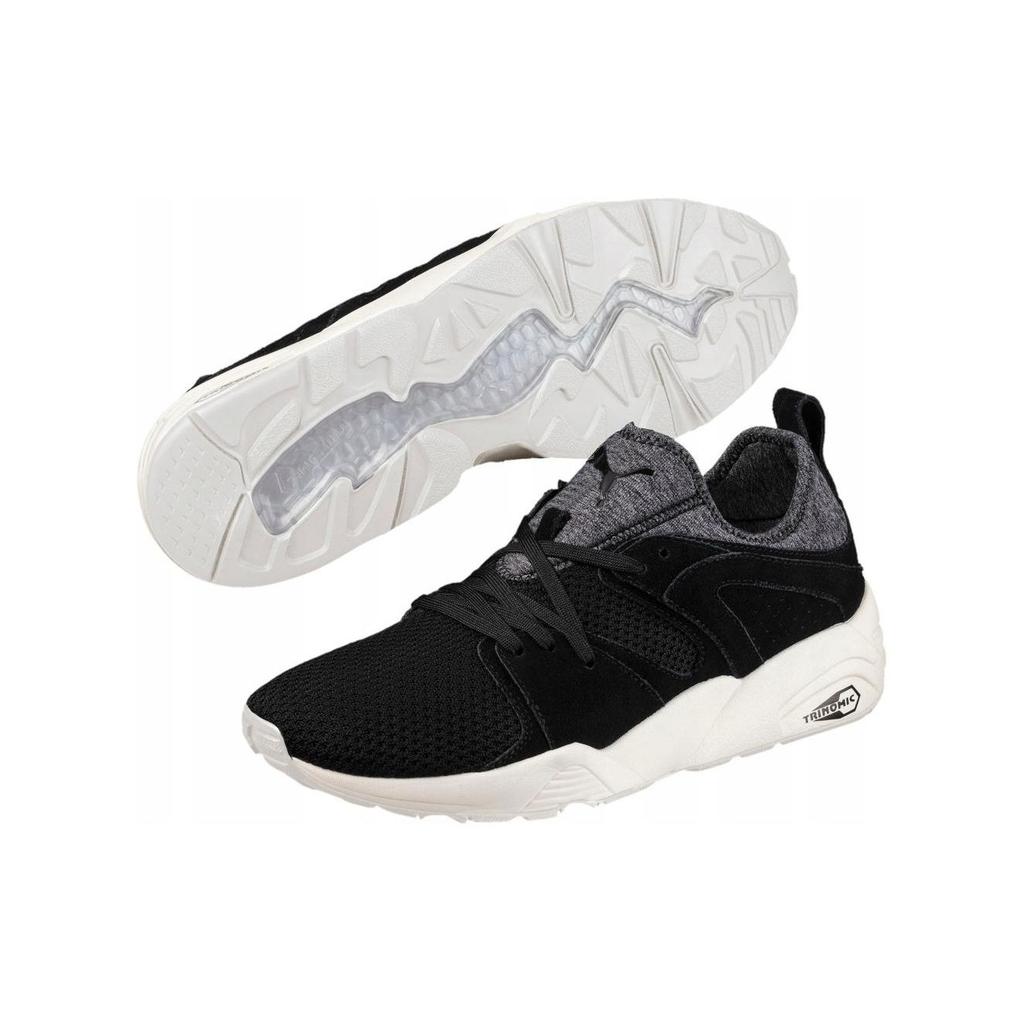 Puma Blaze Ct Retro Versatile Shock Absorbing Breathable Quick Dry Mid-Top Lifestyle Casual Shoes Men Casual Shoes Black 363749-01