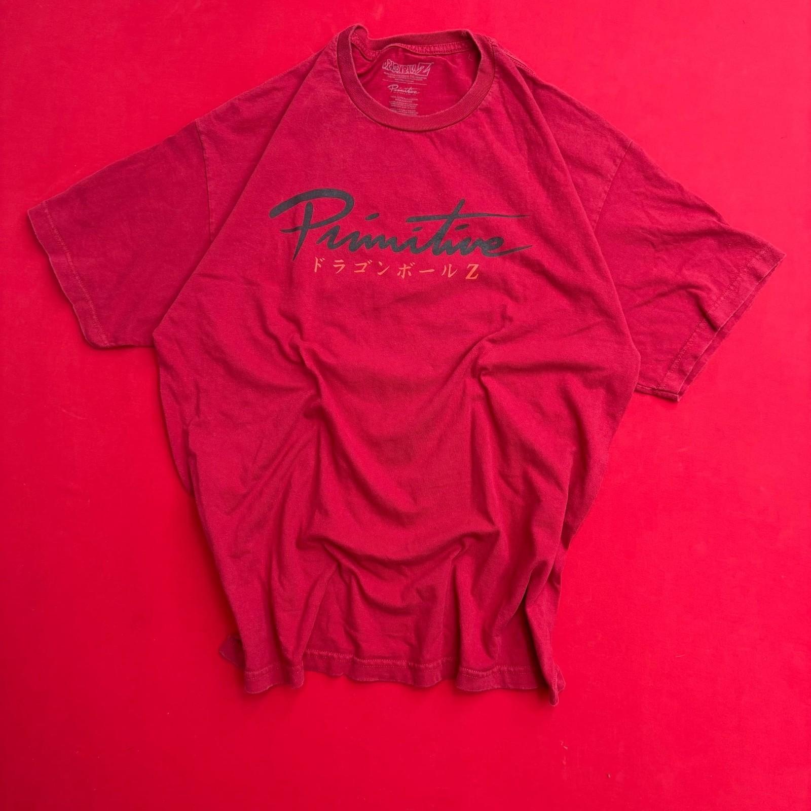 Primitive Dragon Ball Z Shenron T-Shirt Mens XL Red VTG Y2K Graphic Tee XXXL
