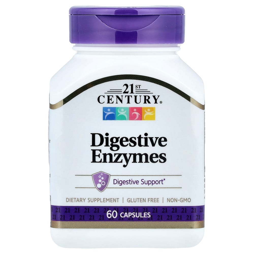 21st Century Sentry Digestive Enzymes, 60 Capsules