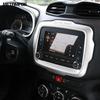 For Jeep Renegade 2015 2016 2017 Matte Center Console GPS Navigation Frame Cover Trim Sticker Interior Accessories Car Styling