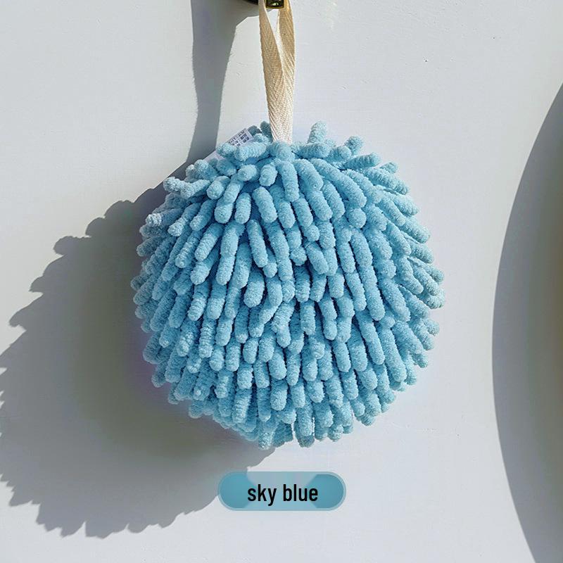 Hand Towel - Chenille Quick-Drying Absorbent Towel for Kitchen & Bathroom, Hangable Design