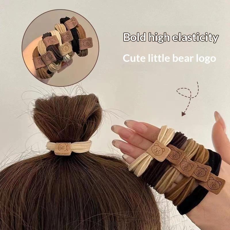 86/156 Pcs High Elastic Hair Tie For Women Hair Rubber Bands Girls Cute Bear Hair Rope Adult Headbands Hair Accessories