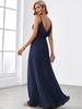 Ever-Pretty Women's Pleated Sweetheart Draped Back Floor-Length Bridesmaid Dress
