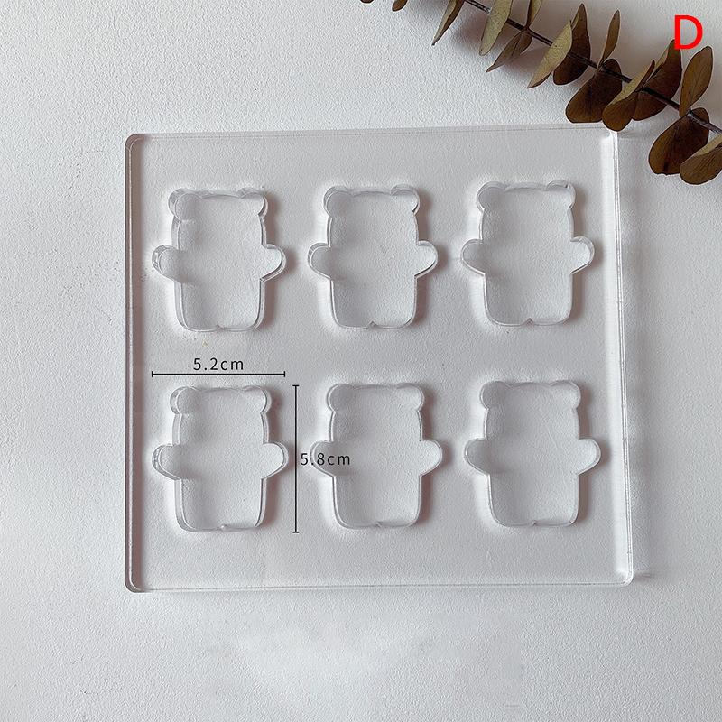 1Pcs Clear Polycarbonate Dacquoise Cake Mold Oval Round Shaped Dakovaz Macaron Mould Cake Decorating Tool Bakeware