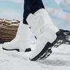 36-46 Winter Men's Plus Velvet High-top Outdoor Shoes Women's Large Size Hiking Shoes Plus Fur Warm Hiking Boots