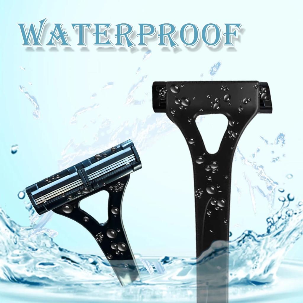 Painless Back Shaver Hair Remover 2 in Back Leg Hair Trimmer Razor Foldable Handle Back Hair Removal Men Body Groomer