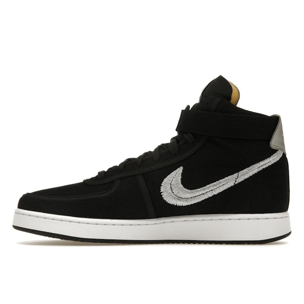 Nike Stussy X Vandal High Black Unisex Sneakers Metallic-Silver DX5425-001