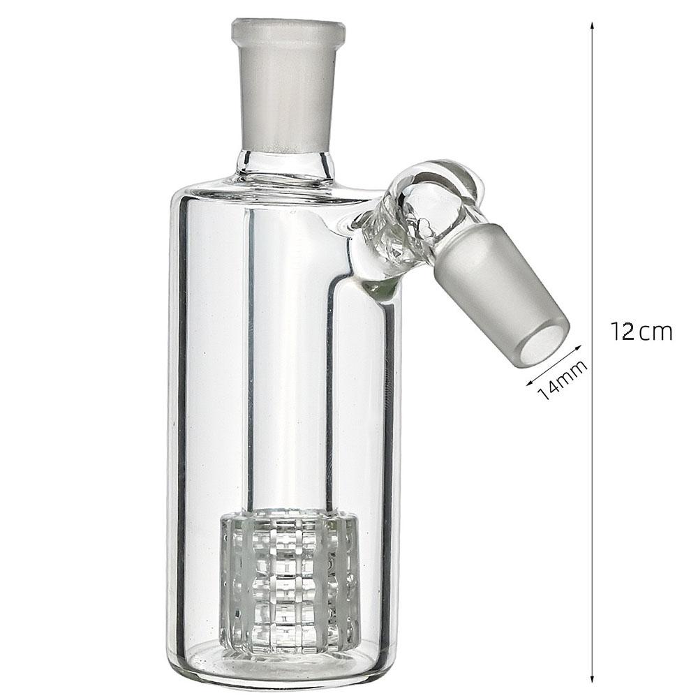 14Mm Ash Catcher 45 Degree Glass Water Bong Thick Pyrex Glass Bubbler