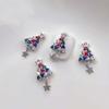 Snowflake Nail Rhinestones 3D Nail Jewelry Christmas Nail Drills Christmas Nail Decorations