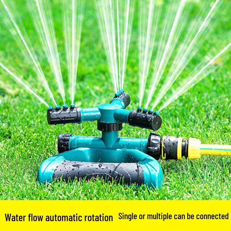 360° Garden Rotating Sprinkler for Lawn Irrigation & Roof Cooling