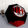 Printed Associazione Calcio Milan Printed Folding Umbrella,Outdoor,Leisure,And Travel Umbrella,Durable Umbrella Fabric,Birthday And Holiday Gift