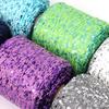 Hand-Knitted Bright Cotton Yarn with Sequins, 3MM+6MM, Combed and Fancy