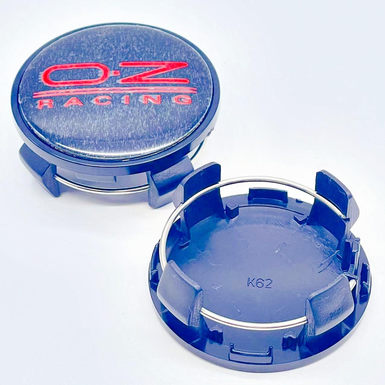 

4pcs 3D 62mm Car emblem Wheel hub Center Cap For 56mm OZ Badge covers sticker Decals Styling accessories For OZ Badge&4pcs K62mm Cap