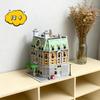 2708 Teile Moderne Urbane Straßenansicht 76218 Modellbaustein Montage Ziegel Architektur Weihnachtsspielzeug Junge Kinder Geburtstagsgeschenke