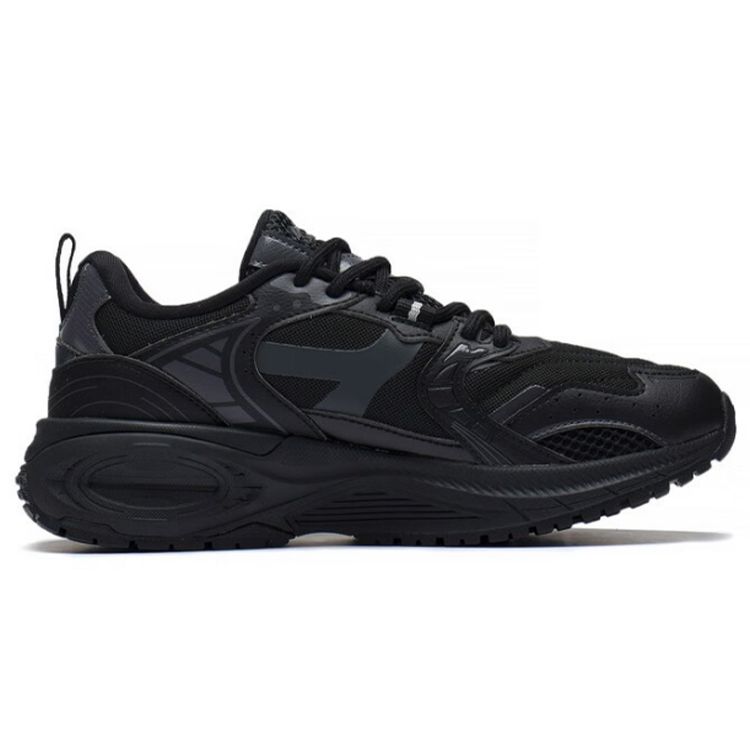 Li Ning 92 Cici Retro Rebound Low-Top Sports Casual Shoes Women Sneakers Black AGCS278-2