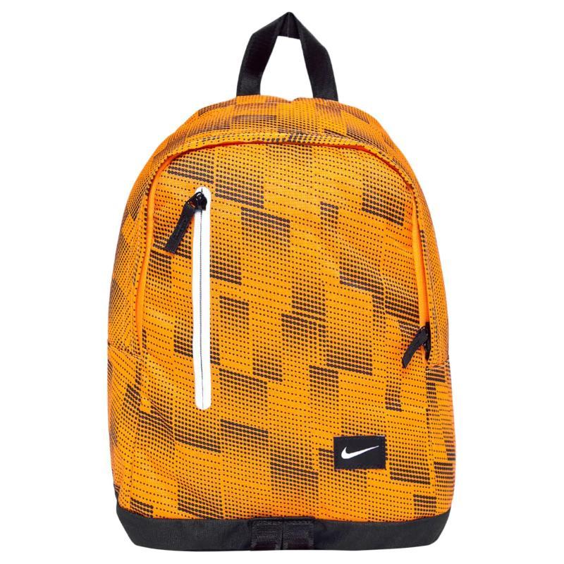 Nike Polyester Backpack Unisex Orange Casual BA4856-868