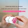 Scrub Sponges Glass Wipe Cat Claw Shape Cleaning Scrubber Adhesive Sponge Wipe  Bathroom Mirror