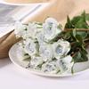 12 Stück Künstliche Rosenstrauß Künstliche Seidenblumen Realistische Rosen Langer Stiel für Zuhause Hochzeit Innen Außen Tischdekoration Party