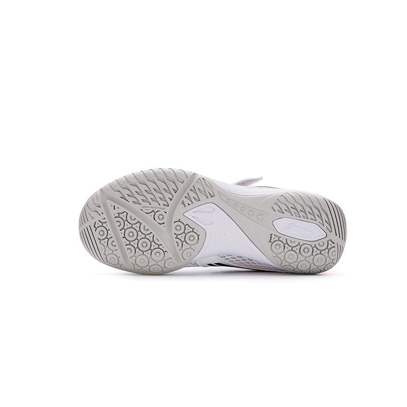 Li Ning Table Tennis Series Fashion Training Shoes Kids Sneakers White Fluorescent-Orange Black APPV019-5