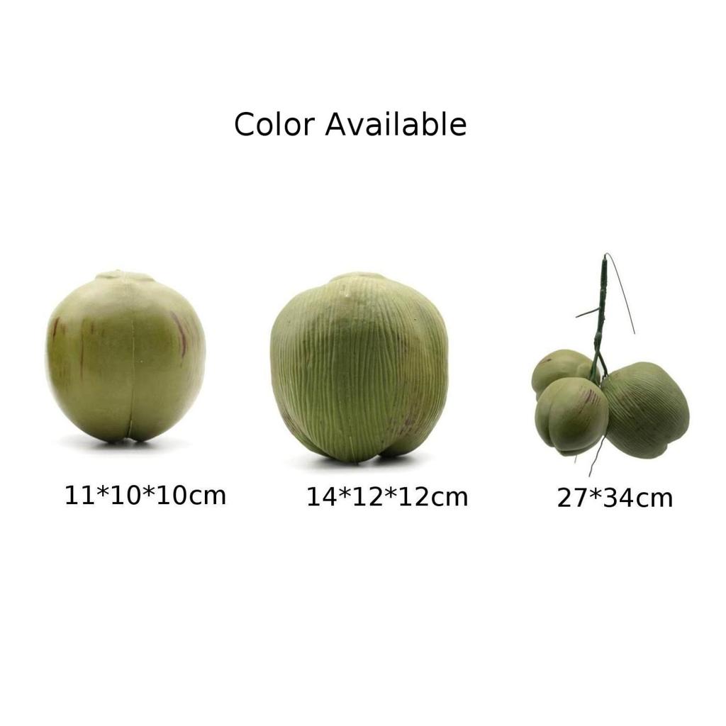 Simulation Coconut Plastic Fake Coconut Fruit Vegetable Model Photography Display Early Education Toy Hainan Scene Decoration