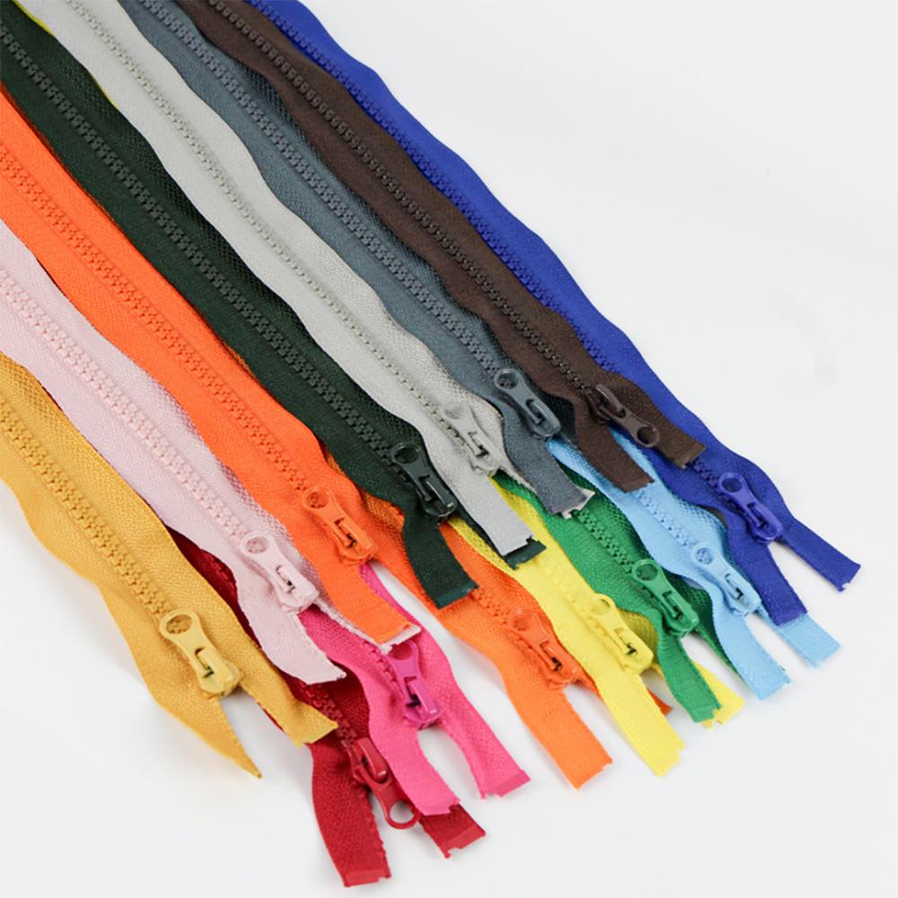 #5 Resin Plastic zippers Multi-color Automatic Locking Zipper Edges Big Teeth Zipper Jacket Jacket Clothing Accessories 6CM