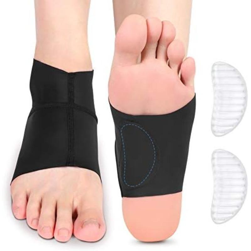 Ankle Brace with Arch Support, Arch Brace, Compression Ankle Arch, with Gel Pads for Plantar Fasciitis (1 Pair)