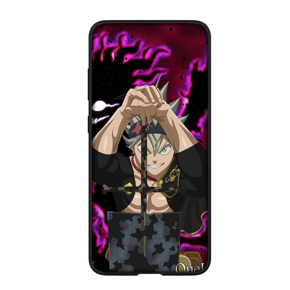 

for Motorola Moto Edge 70 60 50 G54 G86 Samsung Galaxy S25 iPhone 17 16 15 Xiaomi Redmi Note 14 13 Pro Max Phone Case Lovely Asta Black Clover Cover for Samsung Galaxy S23 FE болюс