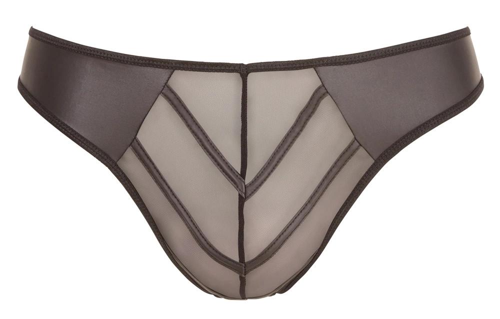 Svenjoyment - Sexy Black Men's Rio Thong With Matte Shine S