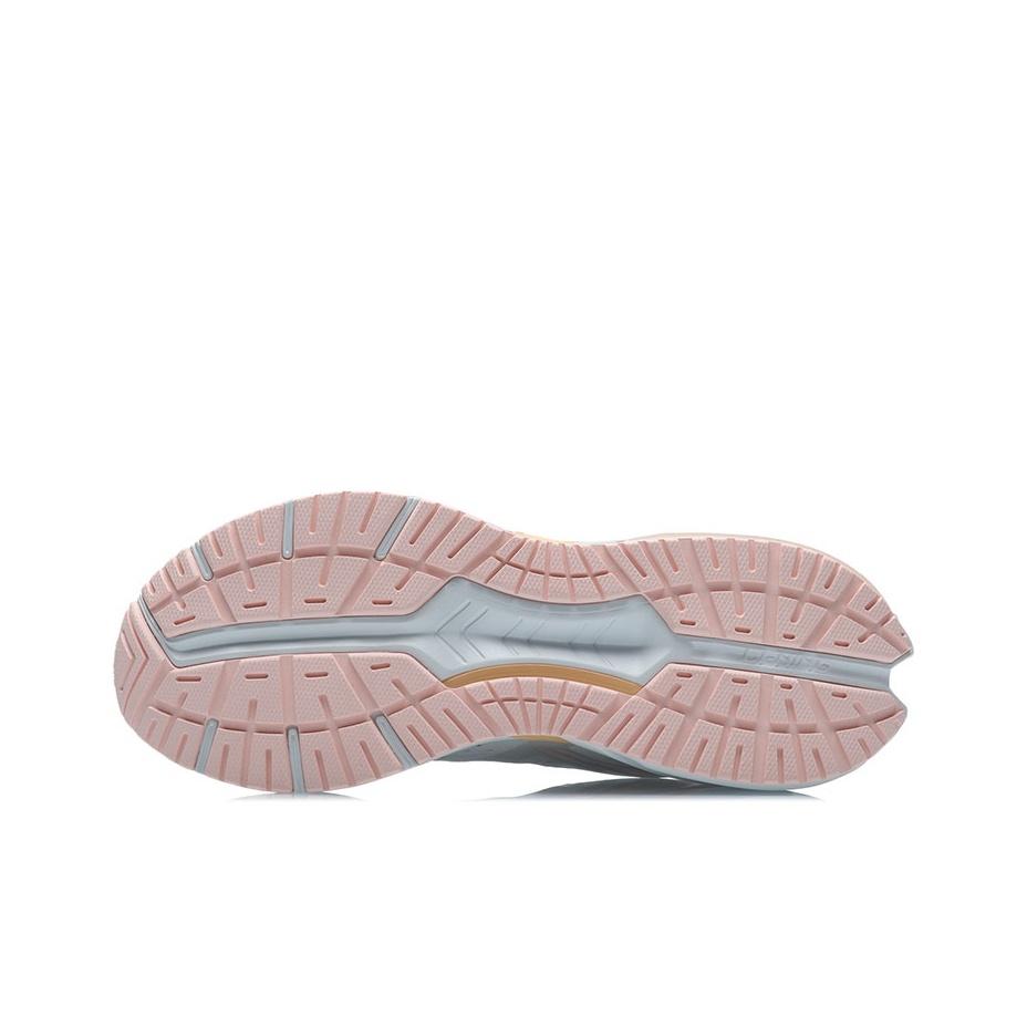 Li-Ning Lightweight Low-Top Running Shoes Women Sneakers White Orange ARHR062-3