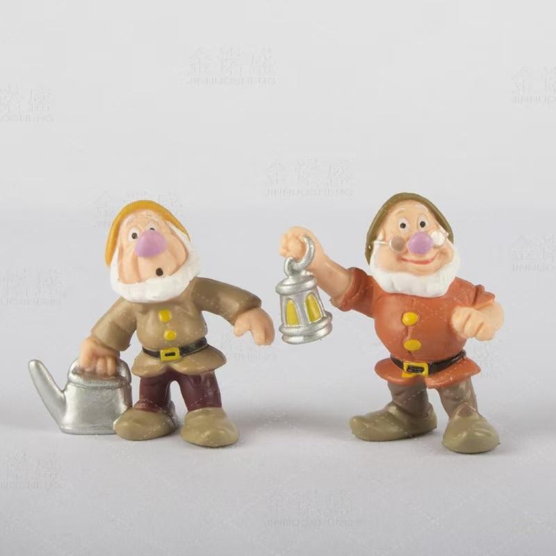 Snow White and the Seven Dwarfs 8-Piece Figure Set, 6-10 Cm, PVC, Multicolor Character Models