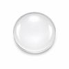6xTime Gem Glass Patches Round Flat Crystal Cabochons for DIY Jewelry Making 35mm (5pcs/pack)