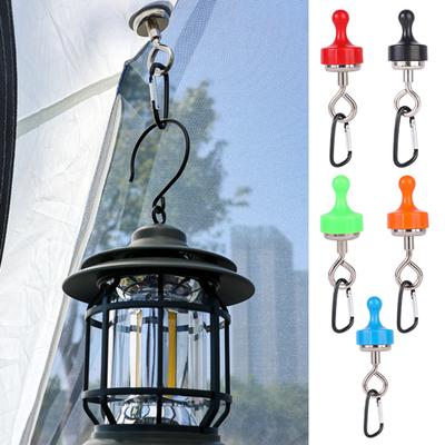 Camping Magnetic Hook Heavy Duty Stainless Steel Detachable Outdoor Tent Canopy Camping Gear Lantern