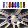 Car Modification Screws Wheel Hub Nuts Hexagonal Lightweight Racing Tire Nuts M12x1.5 M12x1.25 Wheel Hub Screws