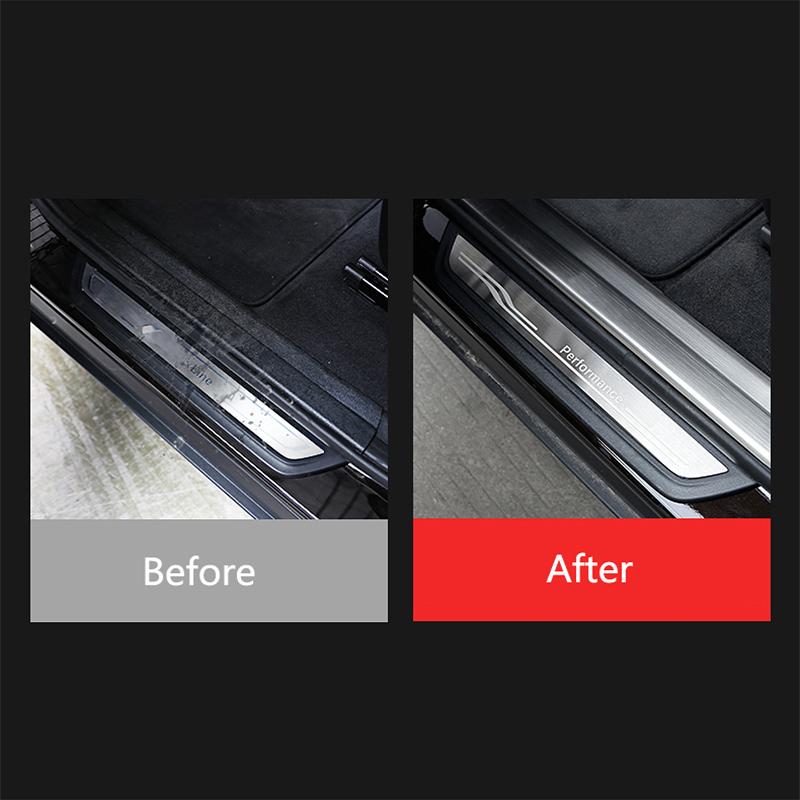 Accessories For BMW 1 3 4 5 Series F10 F20 F30 F34 X1 X3 X5 X6 Welcome pedal Door Sill Scuff Plate Guards Protector Cover strips